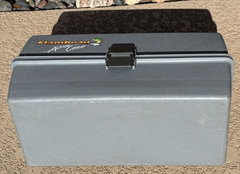 Vintage Flambeau Action Center 198O’s 3 Tray Gray Tackle Box