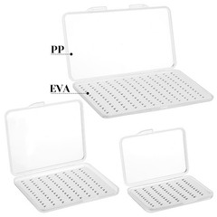 3 PCS Fly Fishing Clear Boxes Thin PP Tackle Storage Waterproof Jig Lures Case