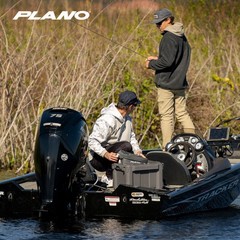 Plano GoNow Freshwater Fish Kit, Waterproof Field Box with Rod Holders, Charcoal