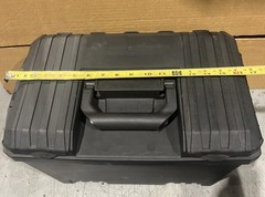 🔥Black Plastic Carrying Storage Box for Camping Outdoor Fishing Travel, New🇺🇸