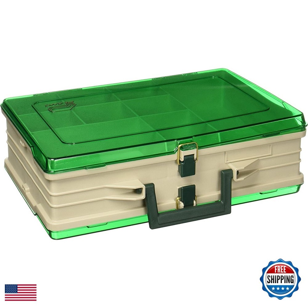 Plano Magnum Tackle Box 1119 Double Side Sandstone/Green