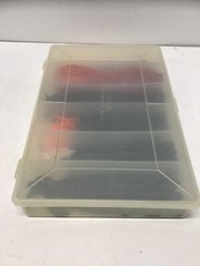 Plano Molding Co. Fishing Tackle Tray 7.25”x11” With Plastic Swim Baits #15