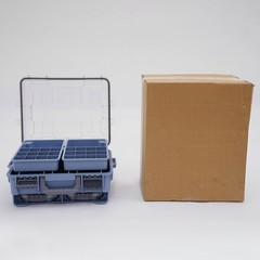 3-Layers Large Fishing Tackle Storage Box Removable Tackle Tray Utility Boxes