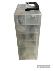 Vintage Plano 3520 Tackle box Tackle-box W/ Tackle 26 Lures !!! Rapala , Rebel