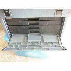 Vintage Plano LARGE Phantom Pro Gray Tackle Box Rc Car Toolbox Box