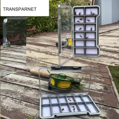 Aventik 2PCS Waterproof Slim Pocket Fly Box Fishing Hook Bait Storage Tackle Box