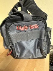 Ugly Stik Gray & Black Soft Sided Tackle Bag 14 x 10 x 10 Fishing READ