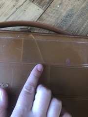 Vintage Magnum By Plano Tackle Box Amber Brown 14.5x11x2” Many Dividers Crafting