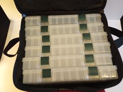 Cabela’s Pro Guide Series 3700 Tackle Bag w/six boxes (new w/tags)