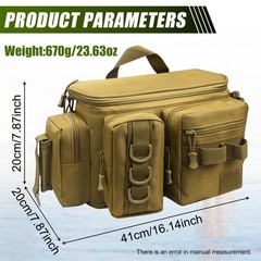 Portable Backpack Waist Bag Rod Holder Fly Fishing Sling Crossbody Fanny