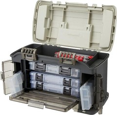 Elite Series Ultimate Angled Tackle System, Graphite & Sandstone, Includes 6 …
