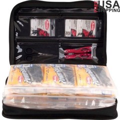 Soft Bait Binder 1490 Tackle Organizer Holds 42 Bags Waterproof Carry Case New