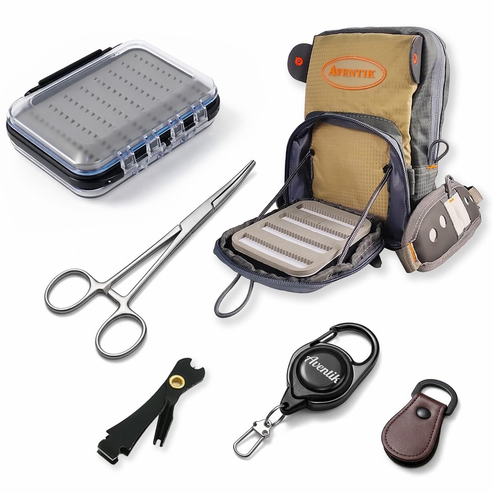Aventik Fly Fishing Tools Chest Bag+H18SB+4in1