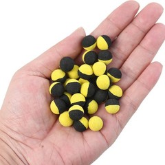 Lightweight Carp For Fishing Beads 30pcs EVA 12mm Two Color Floating Beads