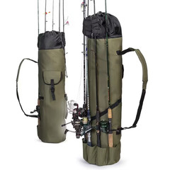 Fishing Rod Storage Bag. Portable Outdoor Large-capacity Backpa