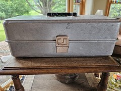 Vintage UMCO 175-A Aluminum 3 Tray Tackle Box Watertown MN, USA 6x6x17