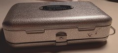 Umco model P-9 pocket tackle box 2 sided fully loaded with fishing gear