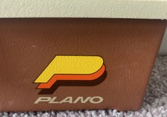 VINTAGE Plano Tackle Box 2200 Fold Out Tray W/ 1 Rebel Floating Minnow Lure