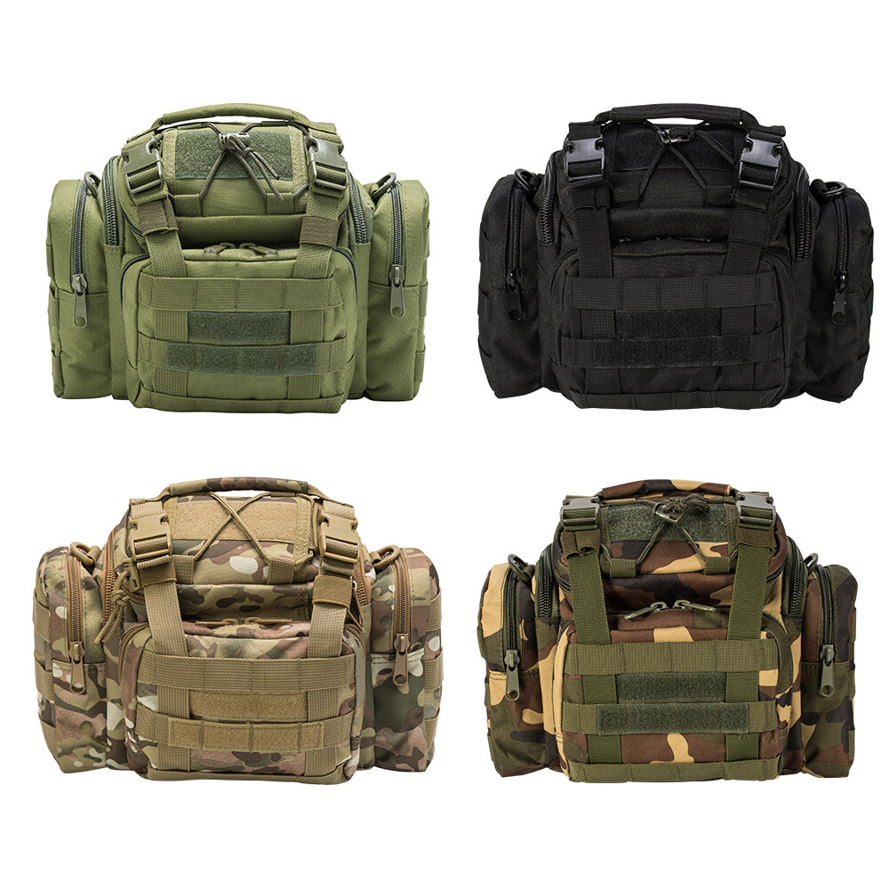 Dr.Fish Fishing Tackle Storage Bag 900D Waterproof Shoulder Gear Bag Outdoor