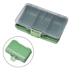 1-8Compartments Storage Box Carp Fishing Tackle Boxes Bait 105*65 *24mm Portable