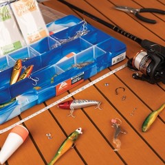 140pc Saltwater Fishing Tackle Kit W/ Storage Box Lures Hooks Rigs Pliers Floats