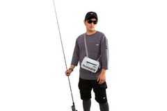 Abu Garcia Water Proof Sacoche Fishing Cross-body Hype Bag Black color JDM Japan