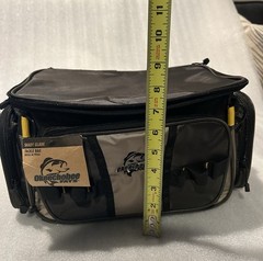 New Okeechobee Fats Soft-Sided Fishing Tackle Bag, Adjustable Strap 13″x7.5″x7″