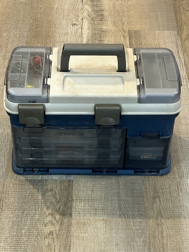 Plano 7271 Fishing Tackle Box Loaded with Assorted Lures, Tackle & Accessories