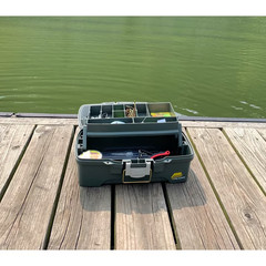 Plano 6201 One-Tray Tackle Box, Bait Storage, Extending Cantilever-tray Design