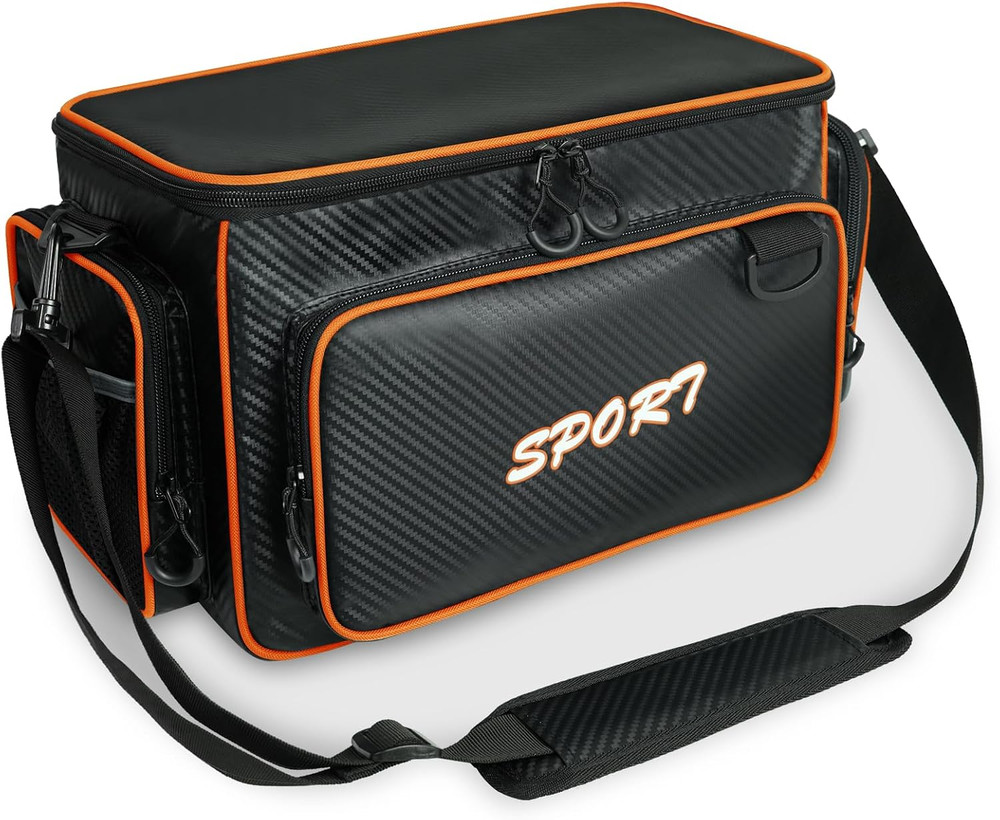 Fishing Tackle Bags, Tackle Box Organizer Gear Storage Bag, Freshwater or Saltwa