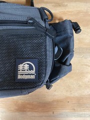 Hodgman Fishing Tackle Waist Bag – Grey – Hip Pack – Nylon – Gorpcore
