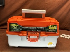 Plano Let’s Fish Tackle Box 2 Tray Tackle Kit Model 6202