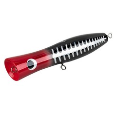 219mm Handcrafted Wooden Sea Fishing Popper for Big Game Trolling Topwater Lure