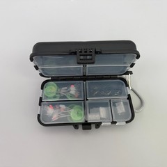 FIDGET DICE Fishing Tackle, Freshwater Saltwater Bass with Compartments Box