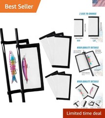 Clear Fishing Hook Covers – Lure Wraps for Freshwater & Saltwater, 7.2″ Sizes