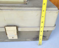 Vintage Plano 1500 Tackle Box with Removable Clear Tray