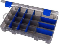 Stackable Fishing Tackle Box 11×8 inches with Transparent Lid for Easy Viewing