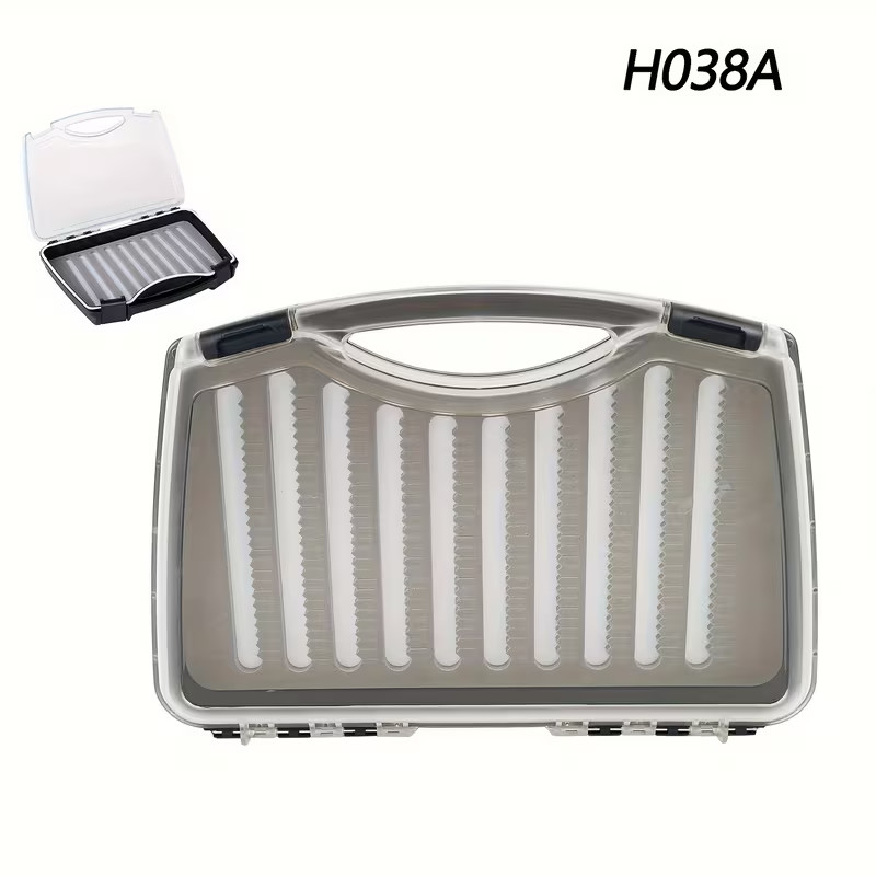 Waterproof Fly Fishing Box – Super Large ABS Plastic & PC Transparent Lid Slit