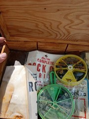 Vintage Hoffman’s Wood Fly Fishing Tackle Box Cod Fishing Rockfish Full Box Bass