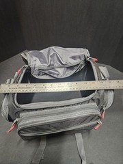 Ugly Stik Fishing Bag 2 Tone Grey Hard Bottom Shoulder strap