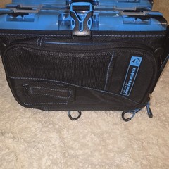 Evolution Outdoor S36005-EV Drift Blue/Black Fishing Tackle Sling Bag w/ Trays