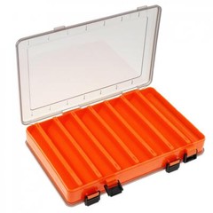 Double Side 14 Compartments Fishing Lure Box Tackle accessories Storage Case
