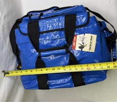 Eagle Claw Fishing Tackle Bag Boat Duffel Blue Waterproof Gear Bag ECB-100 NOS