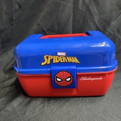Shakespeare Spiderman Tackle Box Play Box SPIDERMAN Marvel Used Rare Complete