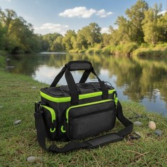 Fishing Tackle Bag Lightweight Tackle Bag with Shoulder Strap Compact