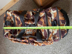 Hodgman Large Camo Fishing Hunting Duffel Gear Bag Multi Pocket