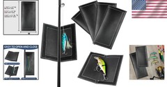 4-Pack Fishing Lure Wraps – Puncture-Resistant Covers (S: 2-4in) for Gear Safety