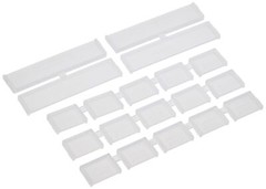 MEIHO WG Waterproof Parts Case Clear x Blue 175x105x43mm polycarbonate, PP NEW