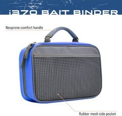 Bait Binder, Fishing Tackle and Bait Storage, Salt Water Resistant Soft Sided Ta