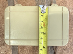 RARE Vtg OLD PAL Plastic Tackle Fishing Lure Storage/Organizer – Beige – 4.5″